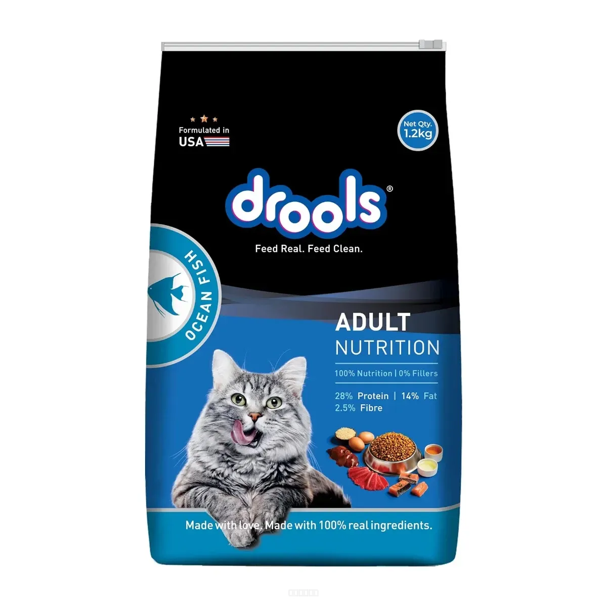Drools Ocean Fish Adult Cat Dry Food